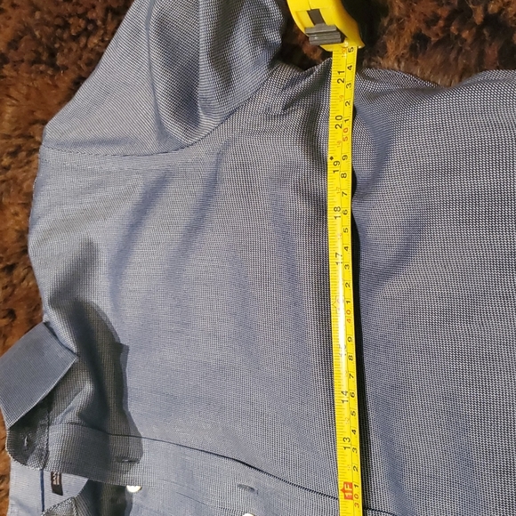 Banana Republic Non-Iron tailored slim fit Sz M/Tall men's tailored shirt - Picture 5 of 9